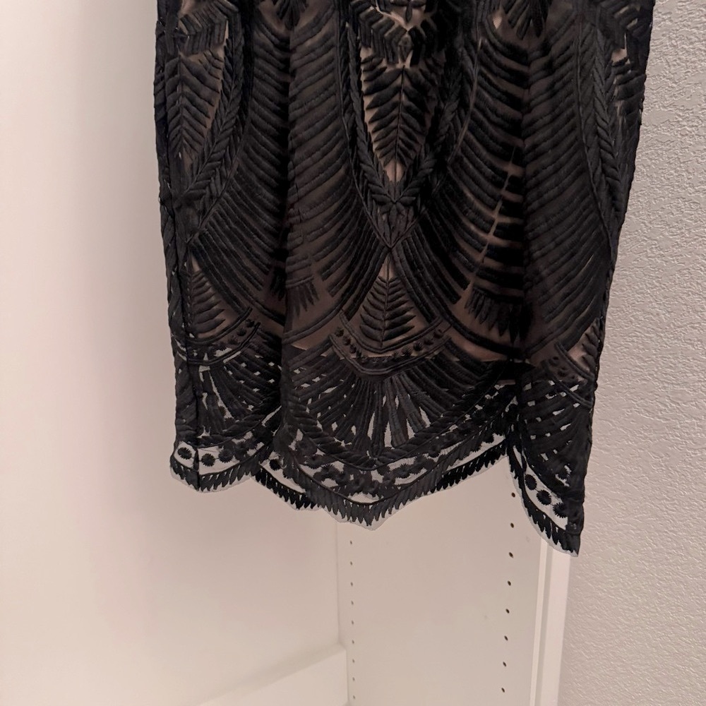 Bardot Black and Tan Mini Dress - Picture 4 of 4
